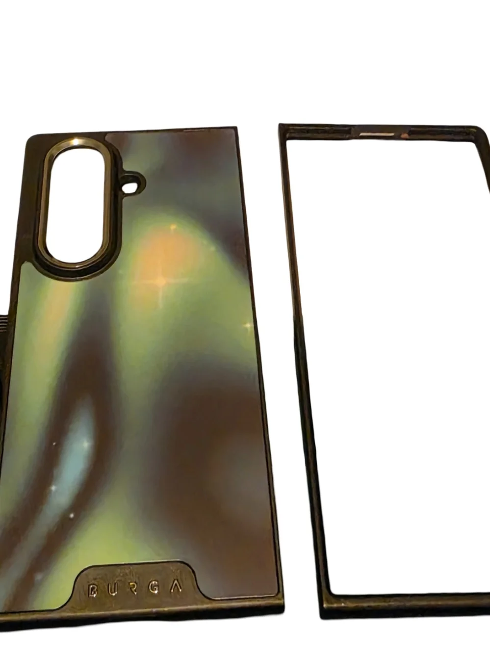 Samsung Fold 7 Case - Black Text Print